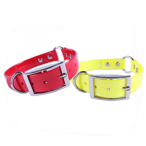 tpu dog collar with center ring