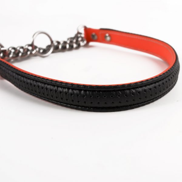 PVC Dog Collar with Chain