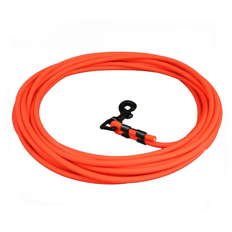 Round Orange Hunting Training Dog Leash