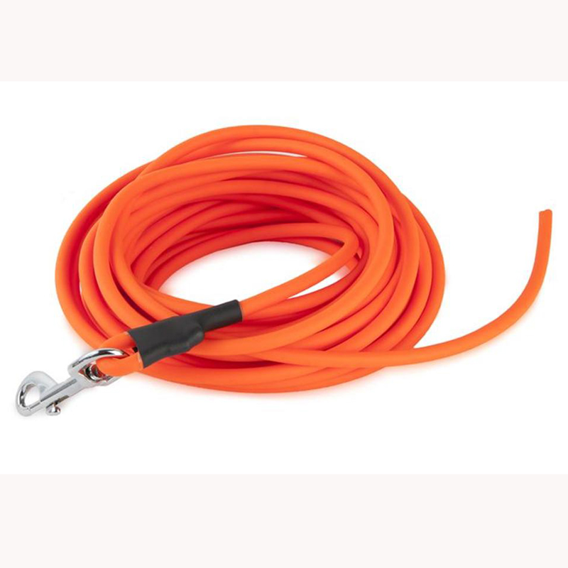 Round Orange Hunting Training Dog Leash