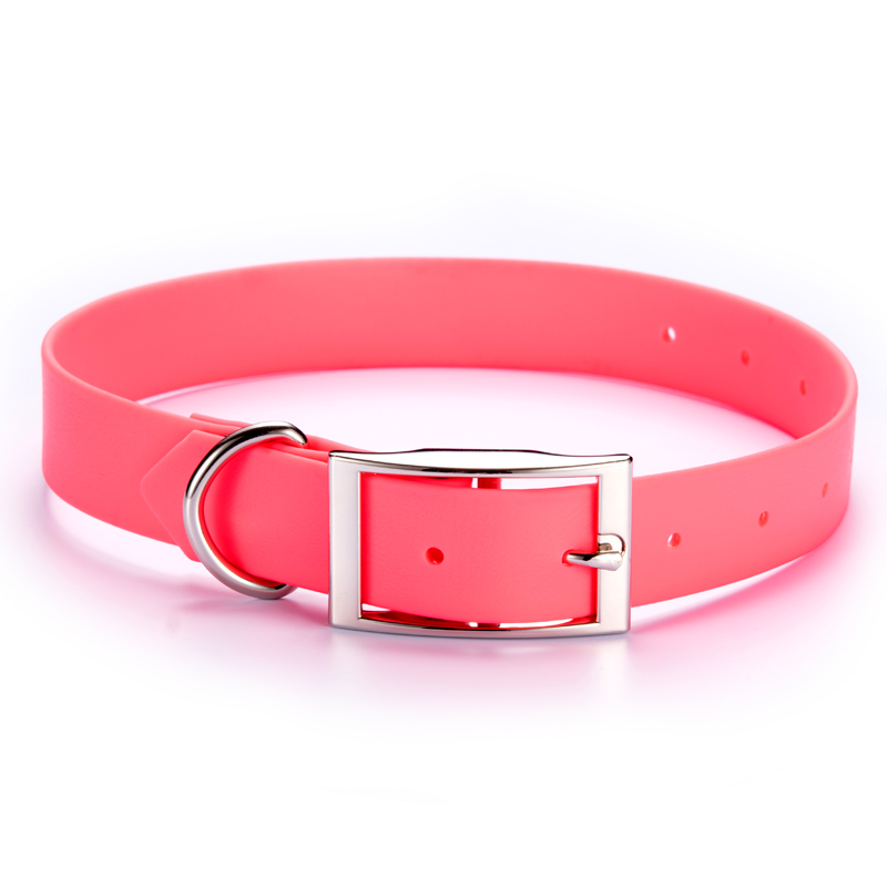 Feellike Leather PVC Coated Dog Collar