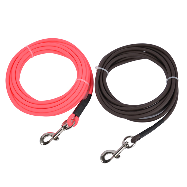 Custom Print Logo PVC Round Rope Dog Leash