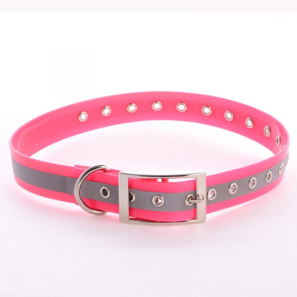 Hot Sale,Reflective TPU Dog Collar,with Revets