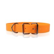Simple Pure Color,Orange Dog Collar,Roll Zinc Alloy Buck
