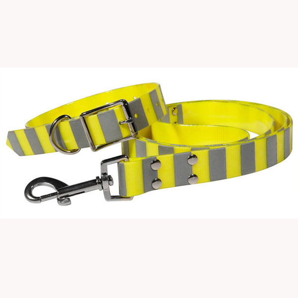 High Visible Safety Reflective TPU Dog Collar and Leash