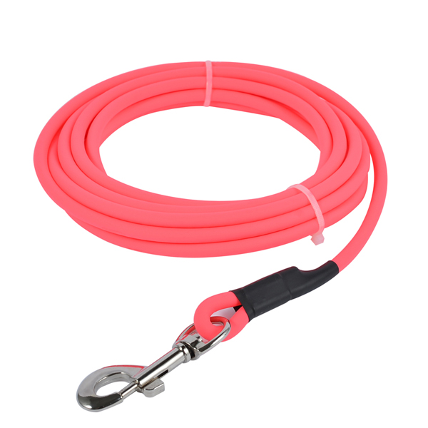 Custom Print Logo PVC Round Rope Dog Leash