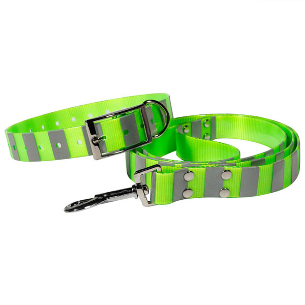 High Visible Safety Reflective TPU Dog Collar and Leash