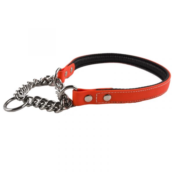 PVC Dog Collar with Chain